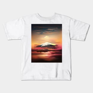 Mount Fuji - Japanese Landscape Kids T-Shirt